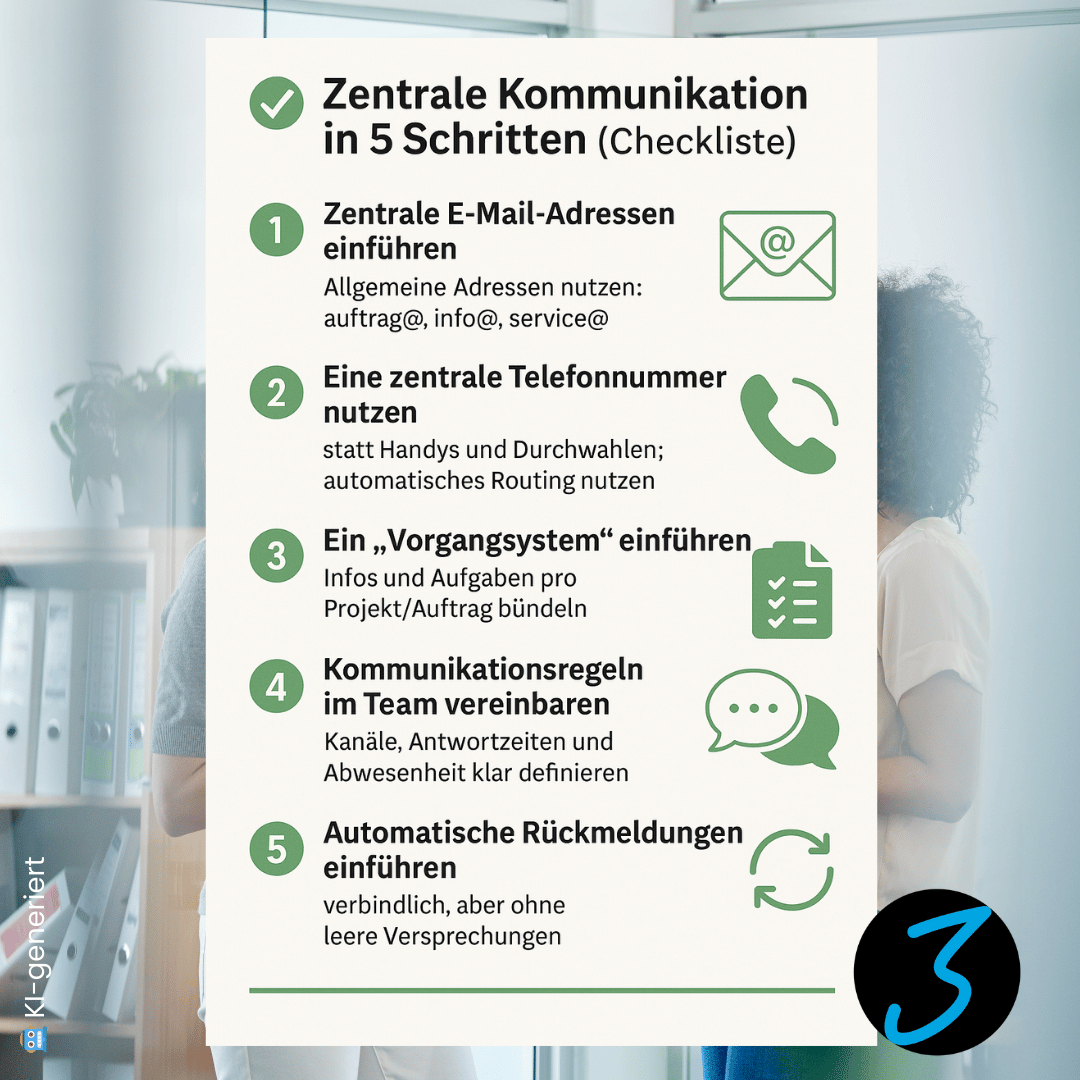 So baust Du eine optimale Kommunikationsstruktur auf